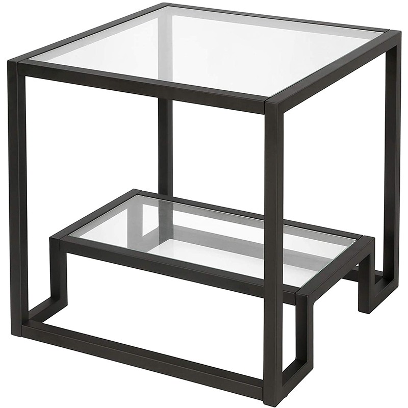 Glass Geometric coffee table